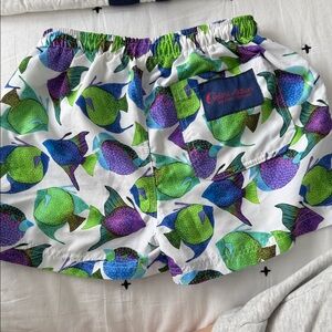 Eselini action By Eleni Balerba Multicolor Fish Print Swim Shorts